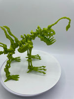 Skeleflex Green Fang-O-Flex Skeleton Dinosaur Alien Bones Figure Wild Planet