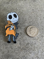 Nightmare before Christmas Jack Skellington & Oogie Boogie Lapel Pin