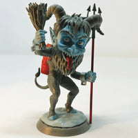 Retro A Go Go Krampus Alpine Winds Blue Tiny Terrors Christmas Horror Figure