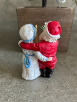 Vintage Hallmark Christmas Ornament Mr Mrs Santa Claus Heartwarming Present 1994