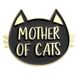 Game Of Thrones Parody Mother of Cats Funny Lapel Pin Fur Mom Lady