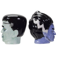 Frankenstein & Bride of Frankenstein Salt & Pepper Shakers Mini Horror Statue