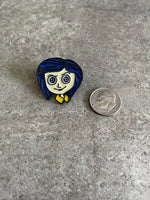 Coraline Pin Cartoon Lapel Pin Coraline Pin Tim Burton Pin Coraline Gift Child