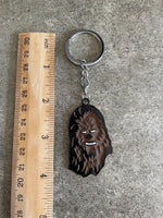 Star Wars Chewbacca Metal Keychain Sci Fi Fan Gift Bag Clip Ornament