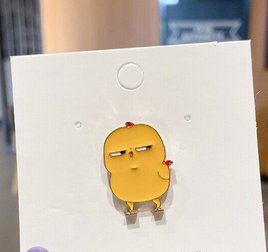 Upset Angry Chicken Baby Chick Lapel Pin Pinbacks