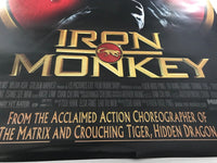 Iron Monkey Original One Sheet Movie Poster 2001 Donnie Yen Kung Fu Film