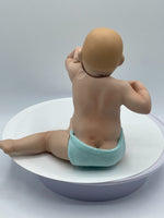 Ashton Drake Nursery Newborns It's a Boy Porcelain Body Yawning Baby Doll