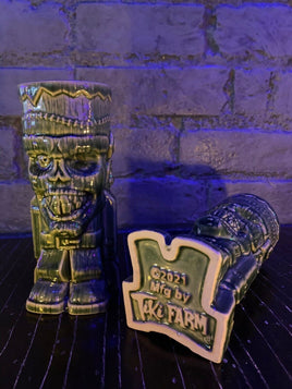 New Tiki Farm Monster Club “Frankie” Frankenstein Tiki Mug 2021 Limited to 1000