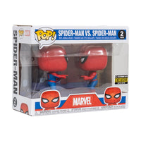 Funko Pop Spider Man Imposter Figure 2 Pack 60's Animated Series EE Exclusive