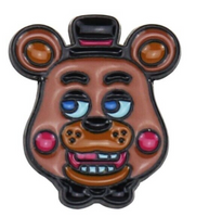 Five Night's At Freddy's Lapel Pin Video Game Horror Character Freddy Bear