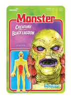 Super7 ReAction Figure Lot The Creature Frankenstein Mummy Wolfman Color Costume