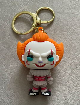 Pennywise IT Horror Figure Keychain Clown Bag Clip Ornament Movie Lovers Gift