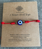 7 Knot Evil Eye Spiritual Protection Bracelet