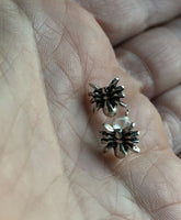 Gothic Spider Mini Stud Earrings Horror Lovers Goth Women's Jewelry Gift