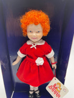 Vintage 1982 Little Orphan Annie Doll Applause Porcelain Doll New Original Box