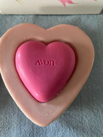 Vintage Avon "A Token of Love" Special Occasion Fragranced Heart Soaps Unused