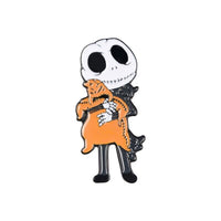 Nightmare before Christmas Jack Skellington & Oogie Boogie Lapel Pin