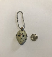 Friday the 13th Part 6 Jason Vorhees Hockey Mask Keychain Rear View Mirror Hang