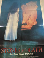 Rare Vintage Stones of Death One Sheet Movie Poster 1988 Horror Film