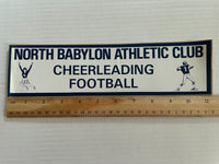 Vintage Bumper Sticker North Babylon Athletic Club Cheerleading Football