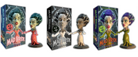 Retro A Go Go Mad Bride of Frankenstein Pack of 3 Tiny Terror Figures New!