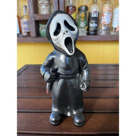 Ghostface Scream  Horror Movie Garden Gnome Tiki Bar Figure Statue Yard Lawn