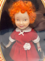 Vintage 1982 Little Orphan Annie Doll Applause Porcelain Doll New Original Box