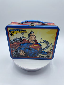 Vintage 2000 Superman Lunchbox Tin Box Superman DC Comics Lunchbox Super heroes