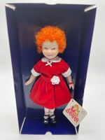 Vintage 1982 Little Orphan Annie Doll Applause Porcelain Doll New Original Box