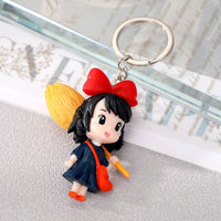 Kiki’s Delivery Service PVC Figure Keychain Hayao Miyazaki Anime Cartoon