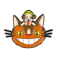 My Neighbor Totoro Mei and Catbus Lapel Pin Hayao Miyazaki Anime Cat Bus