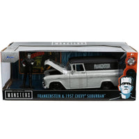 Jada Toys Universal Monsters 1957 1:24 Chevy Suburban & Frankenstein Figure