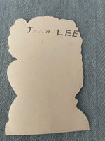 Vintage Elephant A-Meri-Card Valentines Day Card Early 1900's Die Cut Out