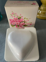 Vintage Avon "A Token of Love" Special Occasion Fragranced Heart Soaps Unused