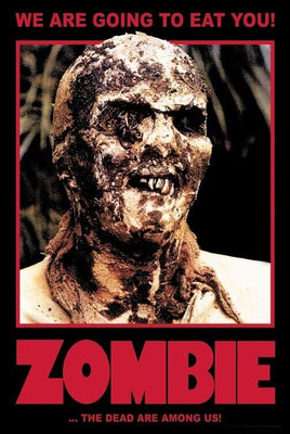 Zombie Horror Movie Poster Zombi 2 Lucio Fulci We are Going to Eat You 24X36