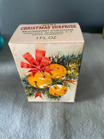 Vintage Avon "Christmas Surprise" Moonwind Cologne 1 oz. New Unused Stocking