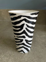 Estate Sale 222 Fifth Kilimanjaro Zebra Tall Coffee Tea Mug Porcelain