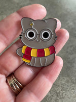 Harry Potter Cat Pin Harry Potter Pin Cute Kitty Harry Potter Cat Lapel Pin