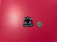 Bad Magic Kitty Goat Meow Satan Funny Goth Wiccan Cat Lapel Pin