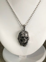 Gothic Skull Horror Necklace Charm Iron Maiden Horror Gothic Lovers Gift