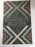 Rare Concrete Blonde Tour Poster Irving Plaza 2012 Concert NYC New York City