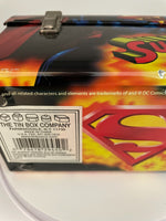 Vintage 2001 Superman Lunchbox Tin Box Superman DC Comics Lunchbox Super heroes