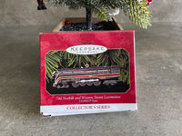 Vintage Hallmark Christmas Ornament 746 Norfolk Western Steam Locomotive 1999