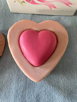 Vintage Avon "A Token of Love" Special Occasion Fragranced Heart Soaps Unused