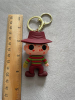 Freddy Kruger Figure Keychain Bag Clip Ornament A Nightmare on Elm Street Gift