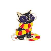 Harry Potter Pin, Harry Potter Cat Pin, Harry Potter Magic Black Cat Lapel Pin