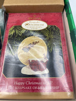 Hallmark The Night Before Christmas 1997 Membership Kit 4 Keepsake Ornaments New