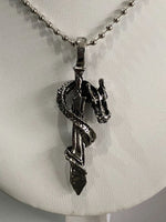 Magic Dragon Sword Necklace Charm Game of Thrones Horror Lovers Gift