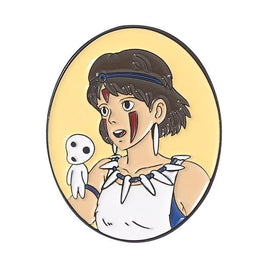 Princess Mononoke Anime Lapel Pin Hayao Miyazaki