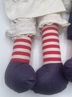 Raggedy Ann and Raggedy Andy Soft Plush Large Dolls 24” Tall 2 Feet Tall